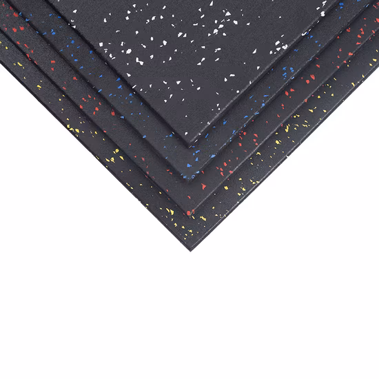 Factory Customized High Density Gym Gravity Zone Rubber Flooring Mat/Fitness Protective Flooring Recycle Rubber Mats